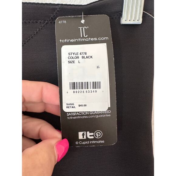 NWT TC Fine Intimates Sheer Shaping High Waist Thong L Firm - Picture 3 of 5